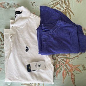 Two Short Sleeved Ladies Tees in Cotton Knit